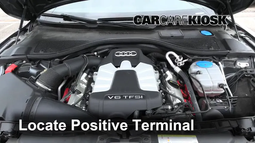 2014 Audi A7 Quattro 3.0L V6 Supercharged Battery Jumpstart